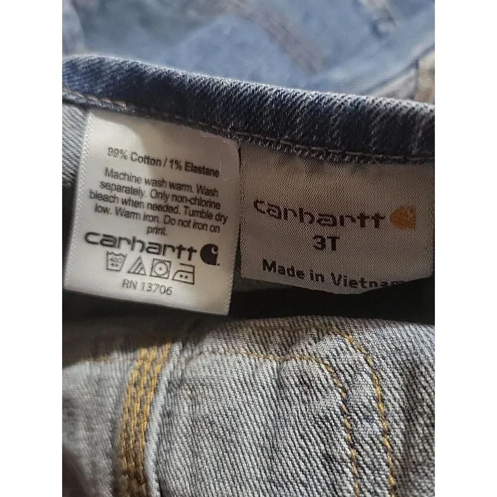 Carhartt Blue Sleepsuits-babygrows